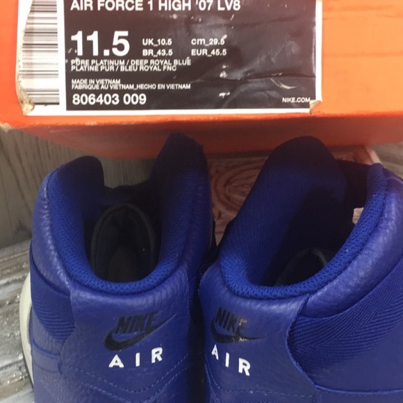 Nike Air Force 1 High ‘07 LV8 pure platinum/deep r - Picture 7 of 8